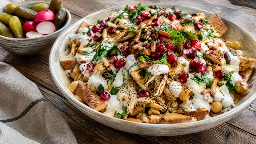 How to Make Lebanese Chicken Fatteh (Fattet Djej)
