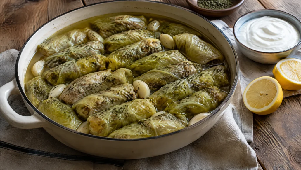 How to Make Stuffed Cabbage Rolls (Lebanese Malfouf Mahshi)