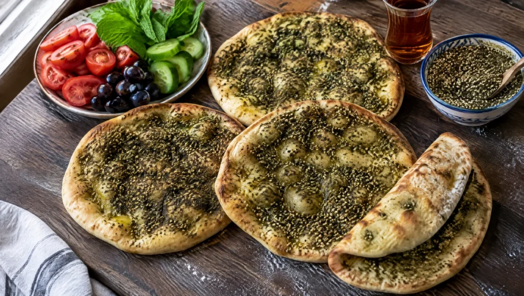 How to Make Zaatar Manakeesh (Lebanese Za’atar Flatbread)